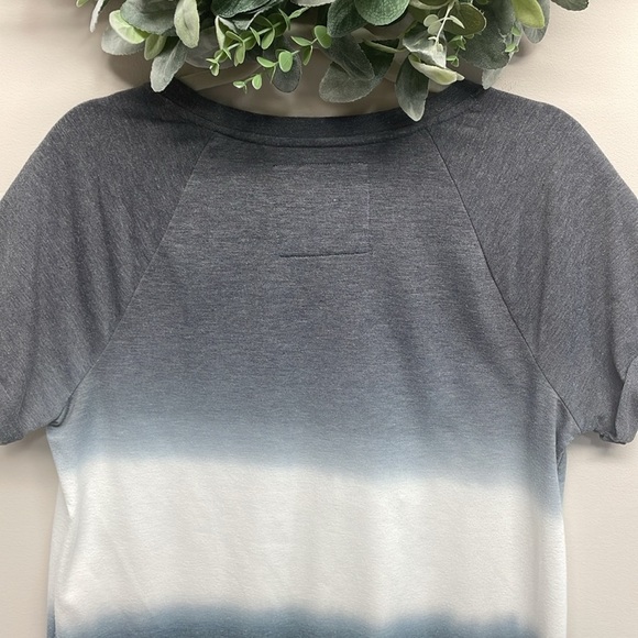 Sonoma The Supersoft Top Short Cuffed Sleeve Gray Ombre M - Picture 5 of 15